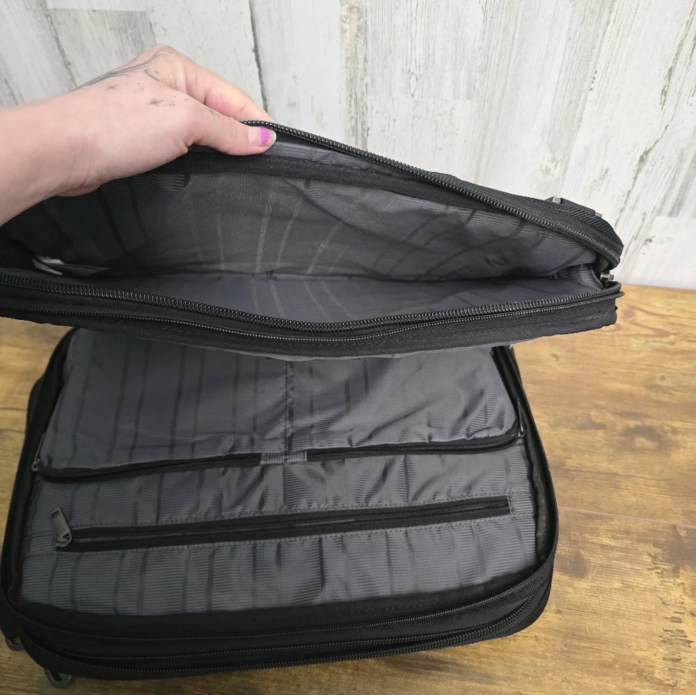 Kenneth Cole Reaction Black Laptop Bag